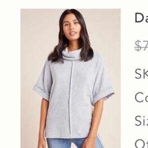 Grey Cowl Neck Sweater